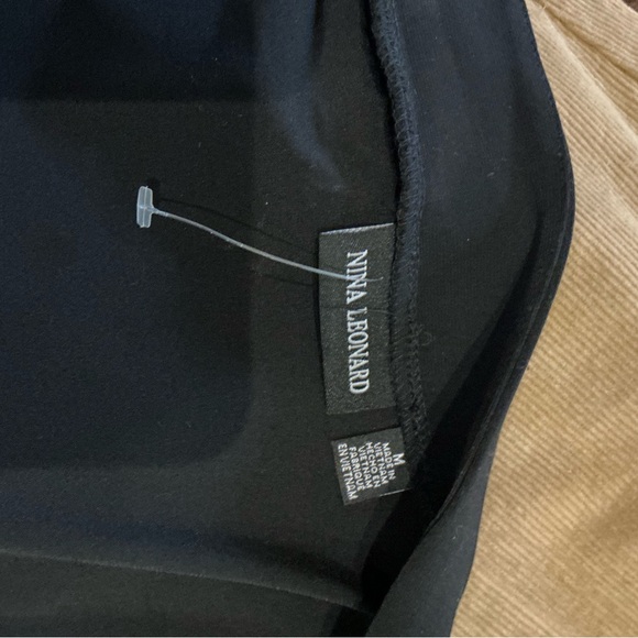 Nina Leonard Sheer Open-Front Jacket – Size M - Picture 3 of 3